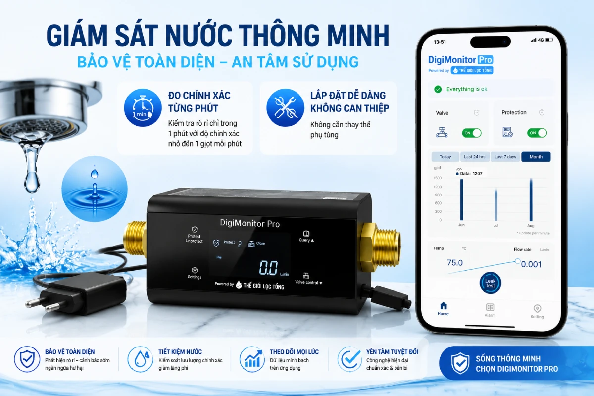 Hệ thống iOT theo dõi & cảnh báo sự cố thông minh DigiMonitor Pro 55 digi monitor giam sat nuoc thong minh bao be toan dien Hệ thống iOT theo dõi & cảnh báo sự cố thông minh DigiMonitor Pro Thế Giới Lọc Tổng
