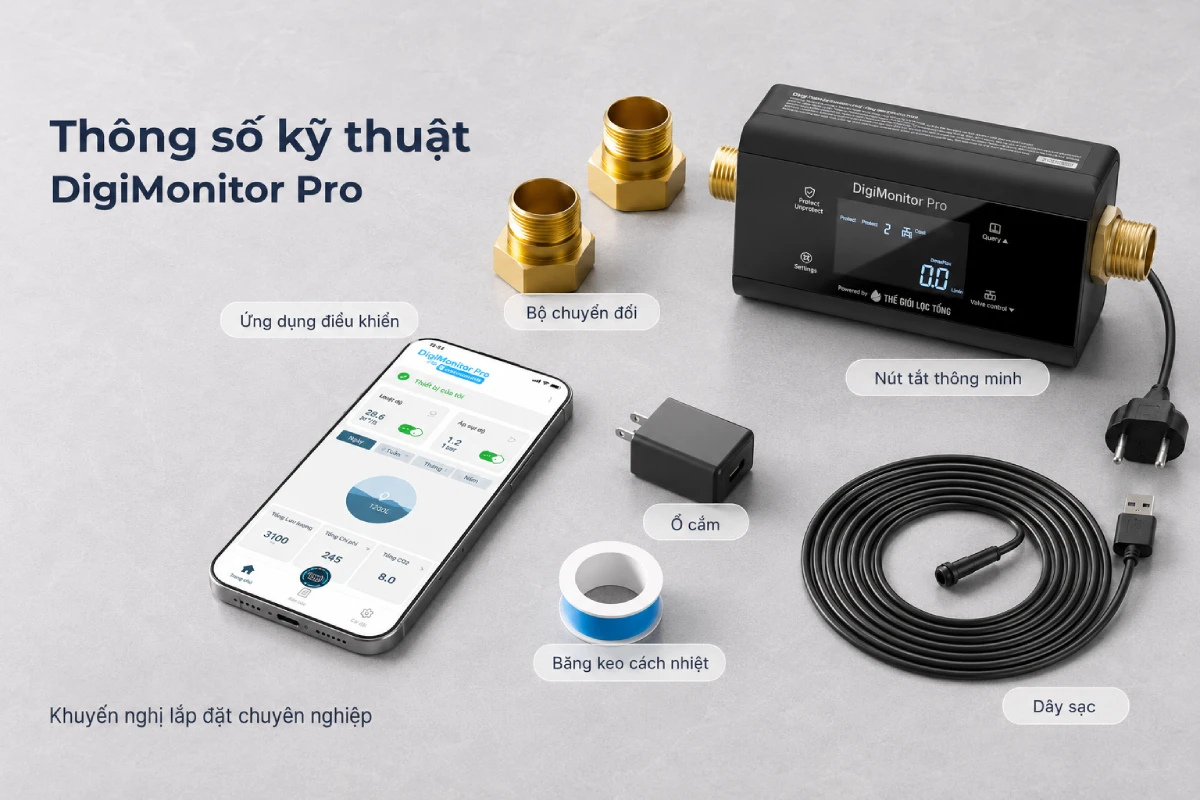 Hệ thống iOT theo dõi & cảnh báo sự cố thông minh DigiMonitor Pro 56 tron bo he thong iOT theo doi canh bao su co thong minh DigiMonitor Pro Hệ thống iOT theo dõi & cảnh báo sự cố thông minh DigiMonitor Pro Thế Giới Lọc Tổng