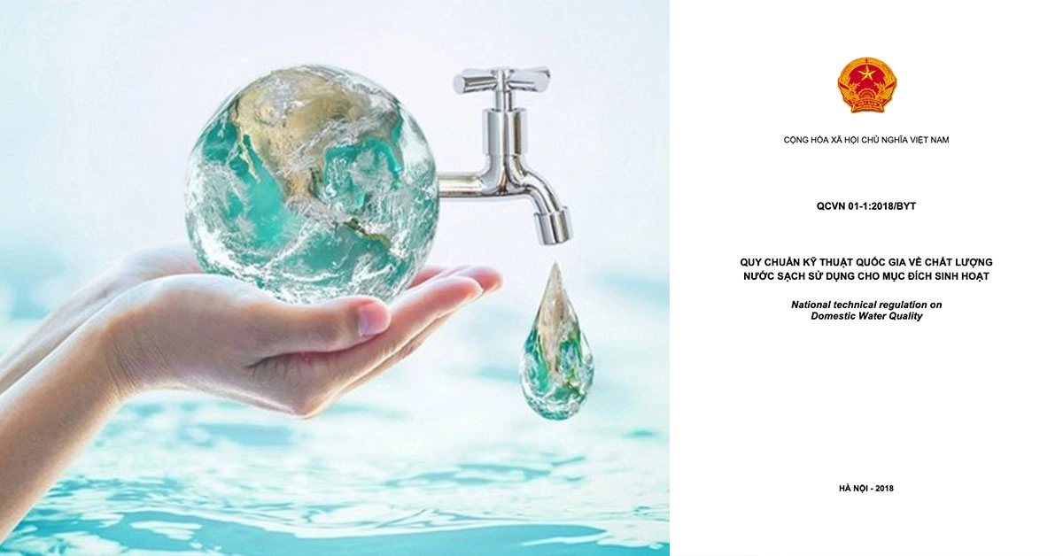 Hệ thống lọc tổng đầu nguồn giúp nguồn nước luôn đạt chuẩn chất lượng y tế