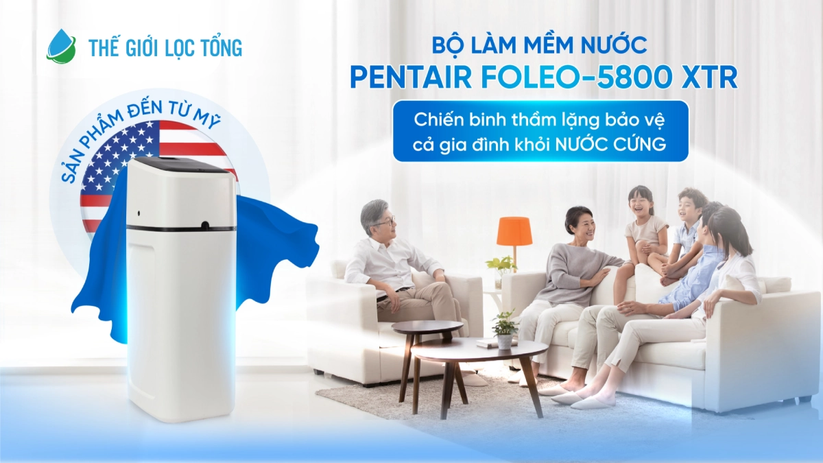 Bộ làm mềm nước Pentair Foleo Hình ảnh bộ làm mềm nước Foleo