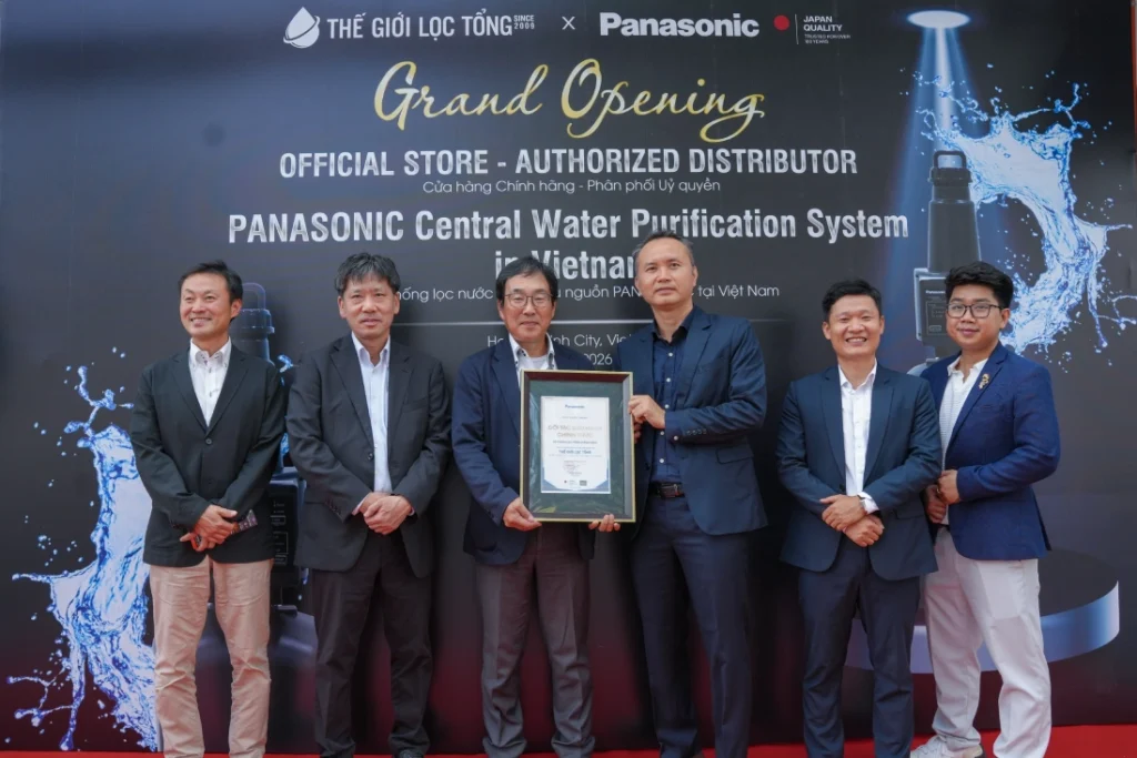 SOF 2026 00135 dai dien tap doan panasonic tham quan trai nghiem flagship showroom the gioi loc tong e1769430025652 Ra mắt hệ thống lọc tổng Panasonic Complex Master Series FP-15AA1 Thế Giới Lọc Tổng