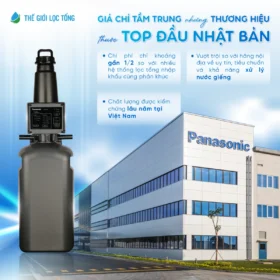 hệ thống lọc tổng panasonic đến từ thương hiệu nổi tiếng với hơn 100 năm kinh nghiệm