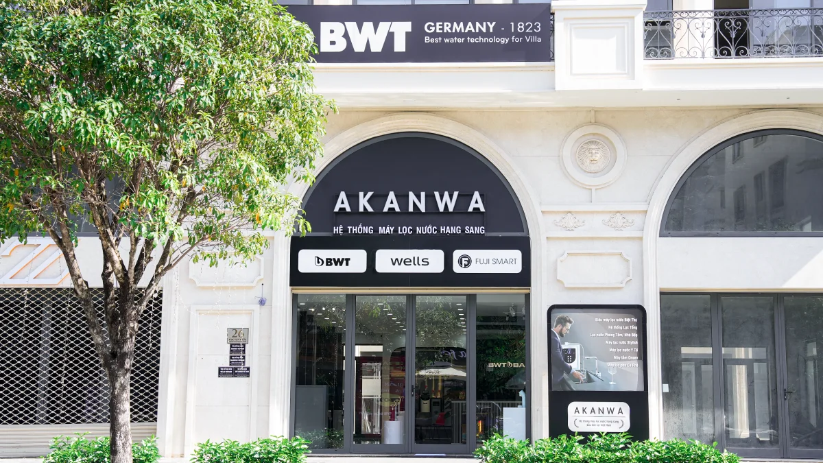 Cửa Hàng Đại Lý Akanwa - Không gian trải nghiệm cao cấp tại TP.Hồ Chí Minh 48 Hình ảnh bên ngoài của showroom Thế Giới Lọc Tổng Hiệp Bình