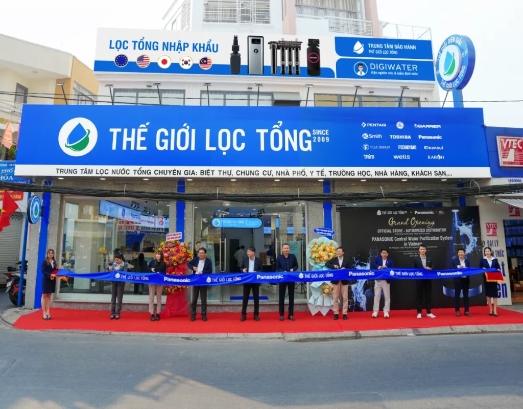 Flagship showroom của Thế Giới Lọc Tổng tọa lạc tại số 509 Lê Quang Định, phường Hạnh Thông, TP HCM.