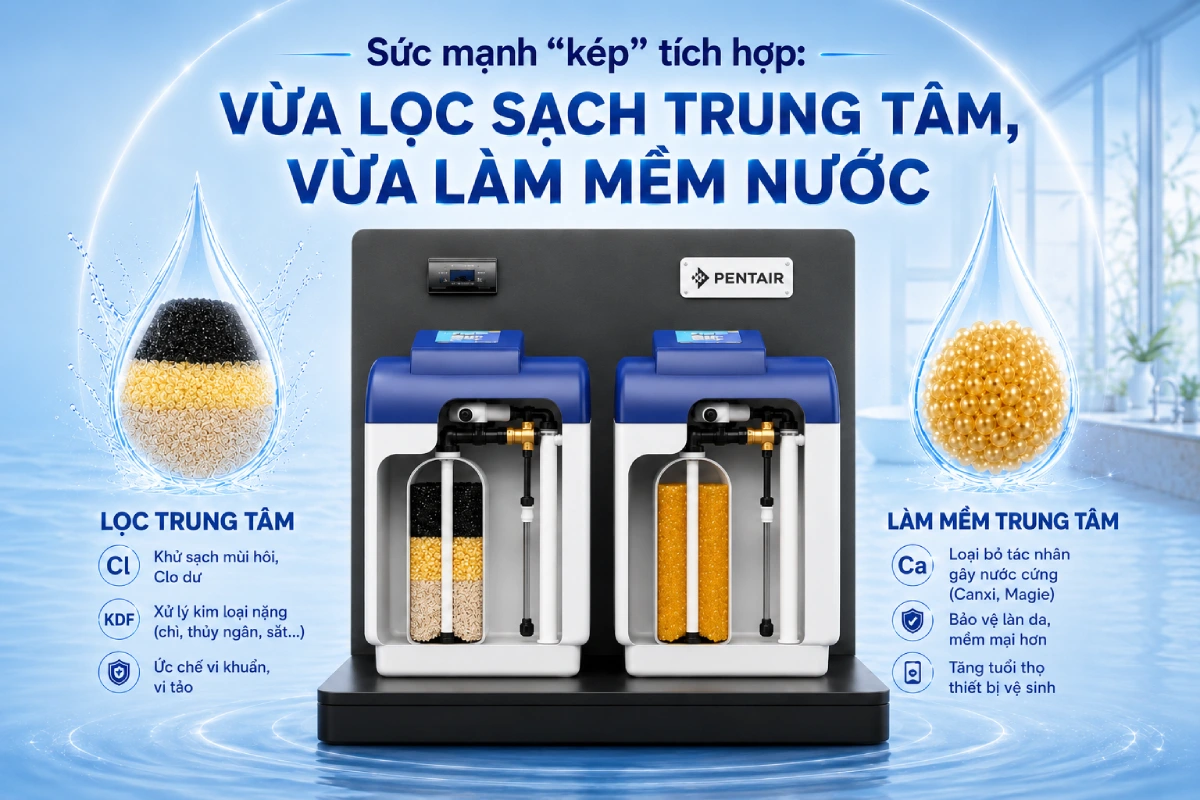 Hệ thống lọc tổng Pentair Softena Smart CS Midi nhập khẩu từ Châu Âu 48 SOF 2025 02262 He thong loc tong Pentair Softena CS Midi thuong hieu My Nhap khau Chau Au 1 Hệ thống lọc tổng Pentair Softena Smart CS Midi nhập khẩu từ Châu Âu Thế Giới Lọc Tổng