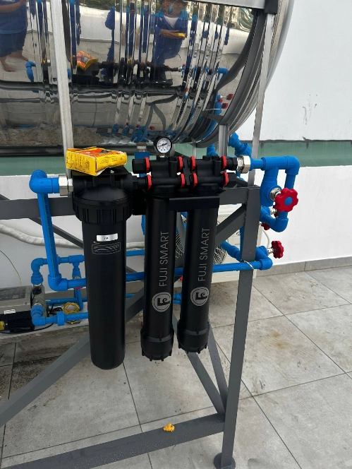 Lắp đặt lọc tổng Fuji Smart APT 200 cho nhà ở Quận Bình Thạnh 49 Đội ngũ kỹ thuật triển khai lắp đặt lọc tổng Fuji Smart APT 200 gọn gàng, đi ống thẩm mỹ, tối ưu vị trí