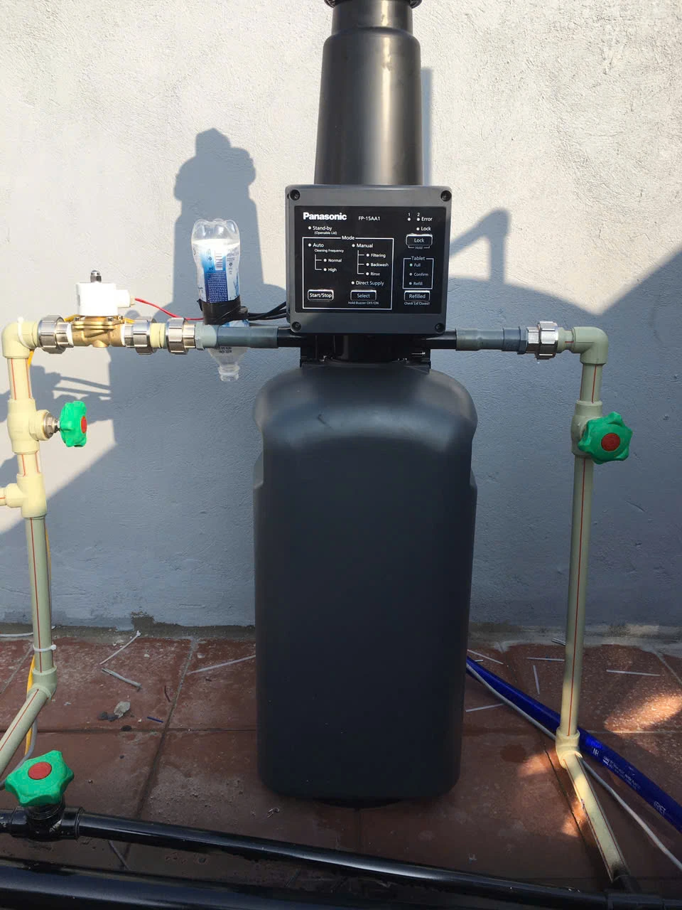 Hệ thống lọc tổng Panasonic được thiết kế phù hợp với điều kiện nước tại Việt Nam