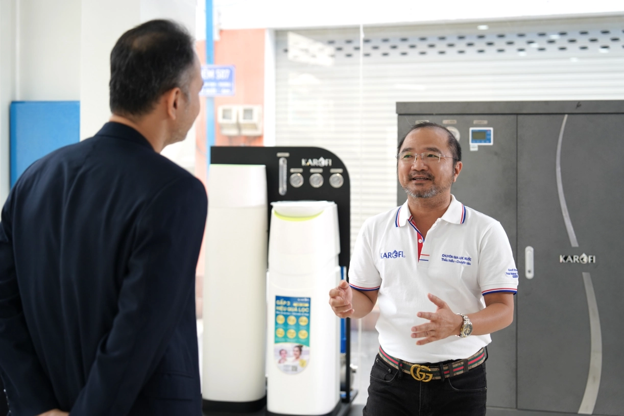 Karofi là thương hiệu lọc nước Việt Nam với định hướng phát triển bền vững, đầu tư mạnh vào nghiên cứu công nghệ và am hiểu sâu sắc điều kiện nguồn nước trong nước 