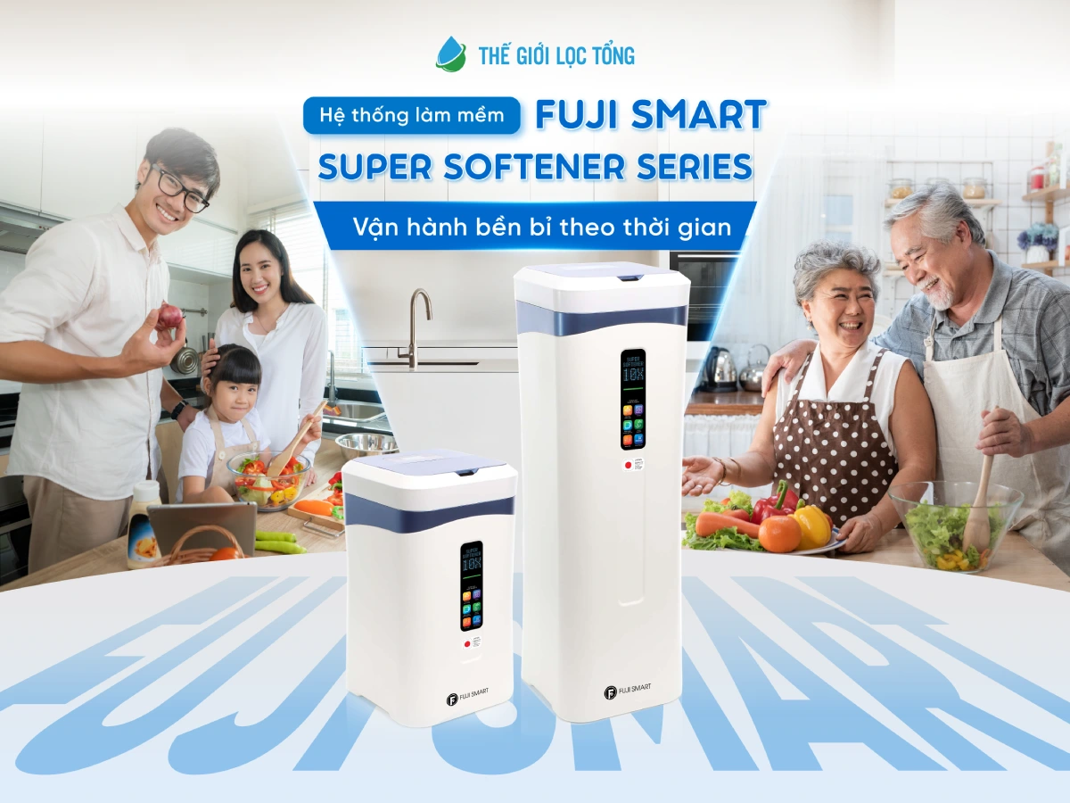 Hệ thống làm mềm nước Fuji Smart Super Softener Series