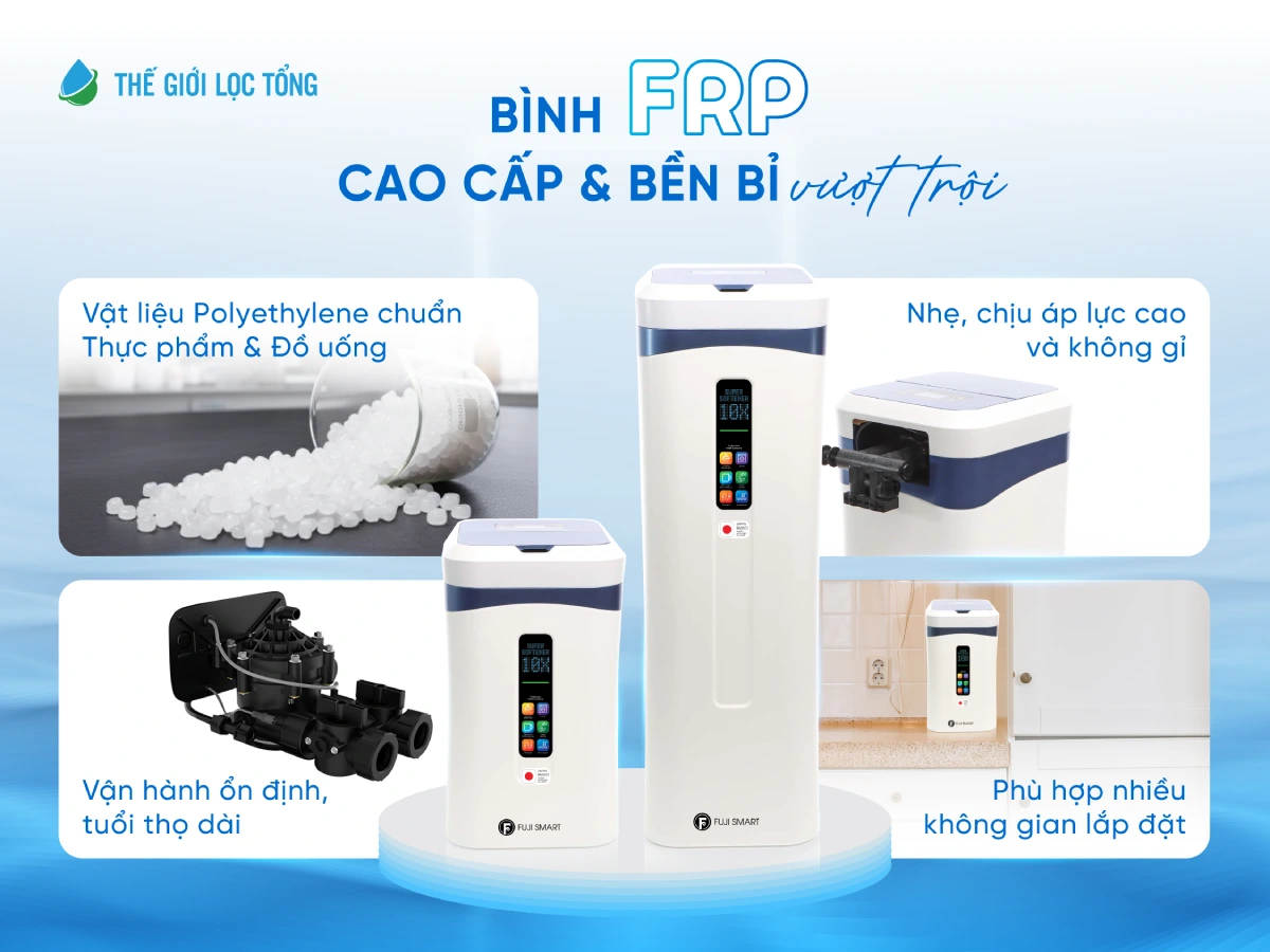 Bình FRP cao cấp, bền bỉ vượt trội theo thời gian
