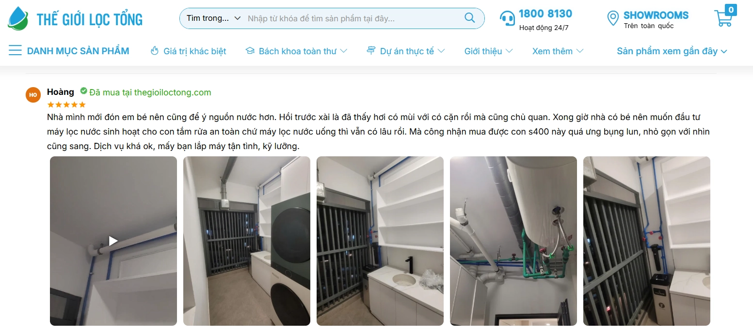 Bình Thuỷ Điện Nóng Lạnh Thông Minh Fuji Smart FHC-500 12 Hệ thống lọc tổng Fuji Smart S400 được khách hàng đánh giá cao