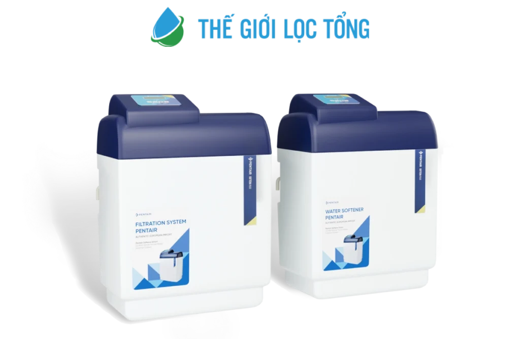 Hệ thống lọc tổng pentair softena smart cs midi với công nghệ trao đổi ion chuyên sâu
