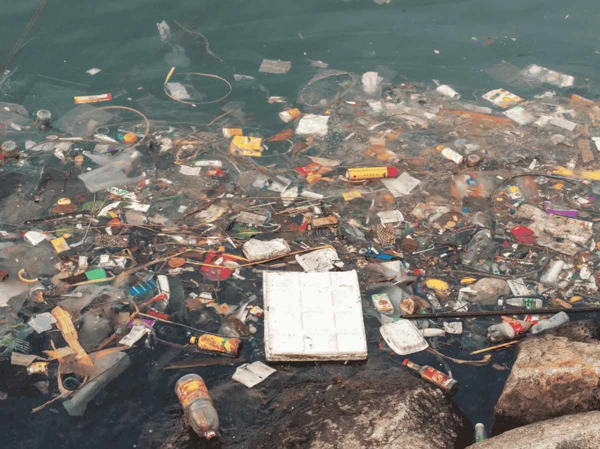 Hồ nước ở Thành phố Hồ Chí Minh ngập tràn rác thải