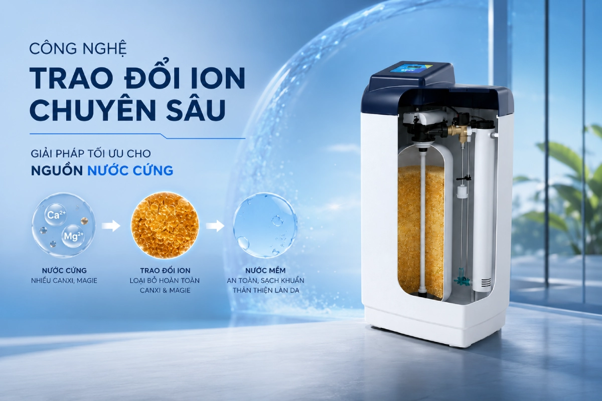 Hệ thống lọc tổng Pentair Softena Smart CS Maxi nhập khẩu từ Châu Âu 49 Hệ thống lọc tổng pentair softena smart cs maxi sở hữu công nghệ làm mềm chuyên sâu