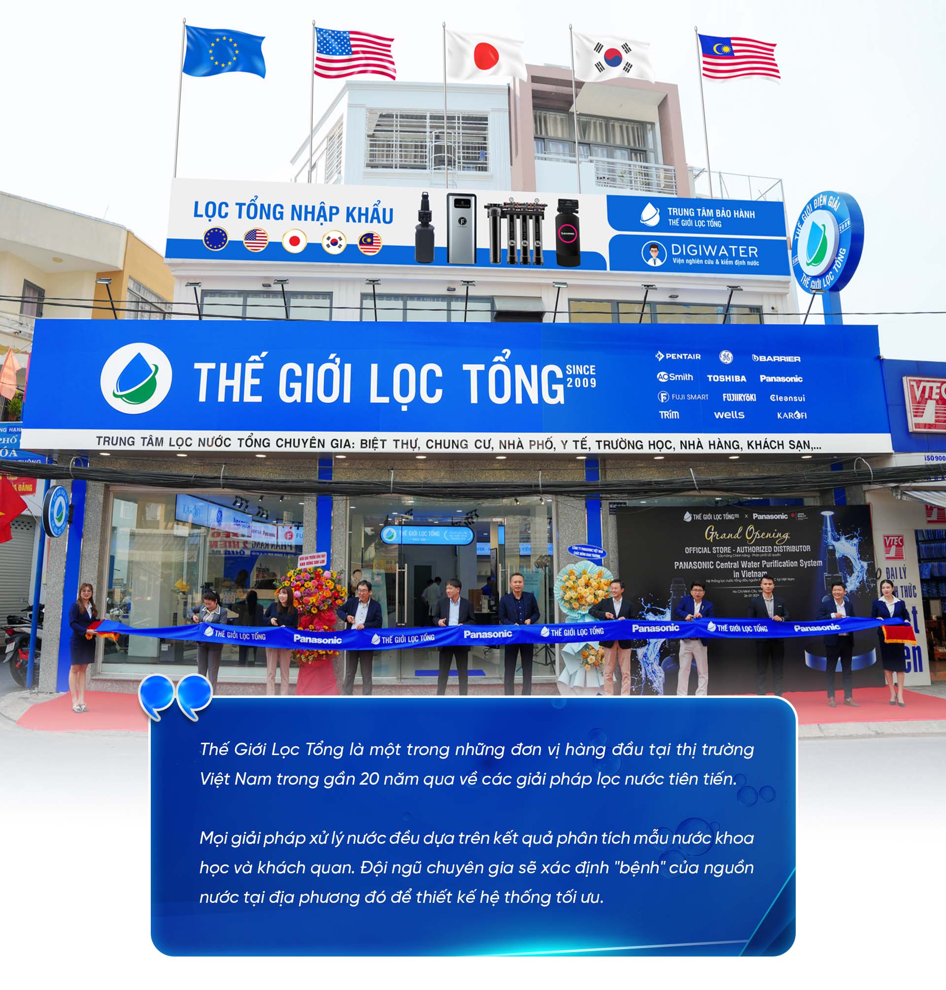 hinh anh showroom the gioi loc tong le quang dinh Báo tuổi trẻ đưa tin: Panasonic & Thế Giới Lọc Tổng hợp tác đẩy mạnh hệ thống lọc nước đầu nguồn tại Việt Nam Thế Giới Lọc Tổng