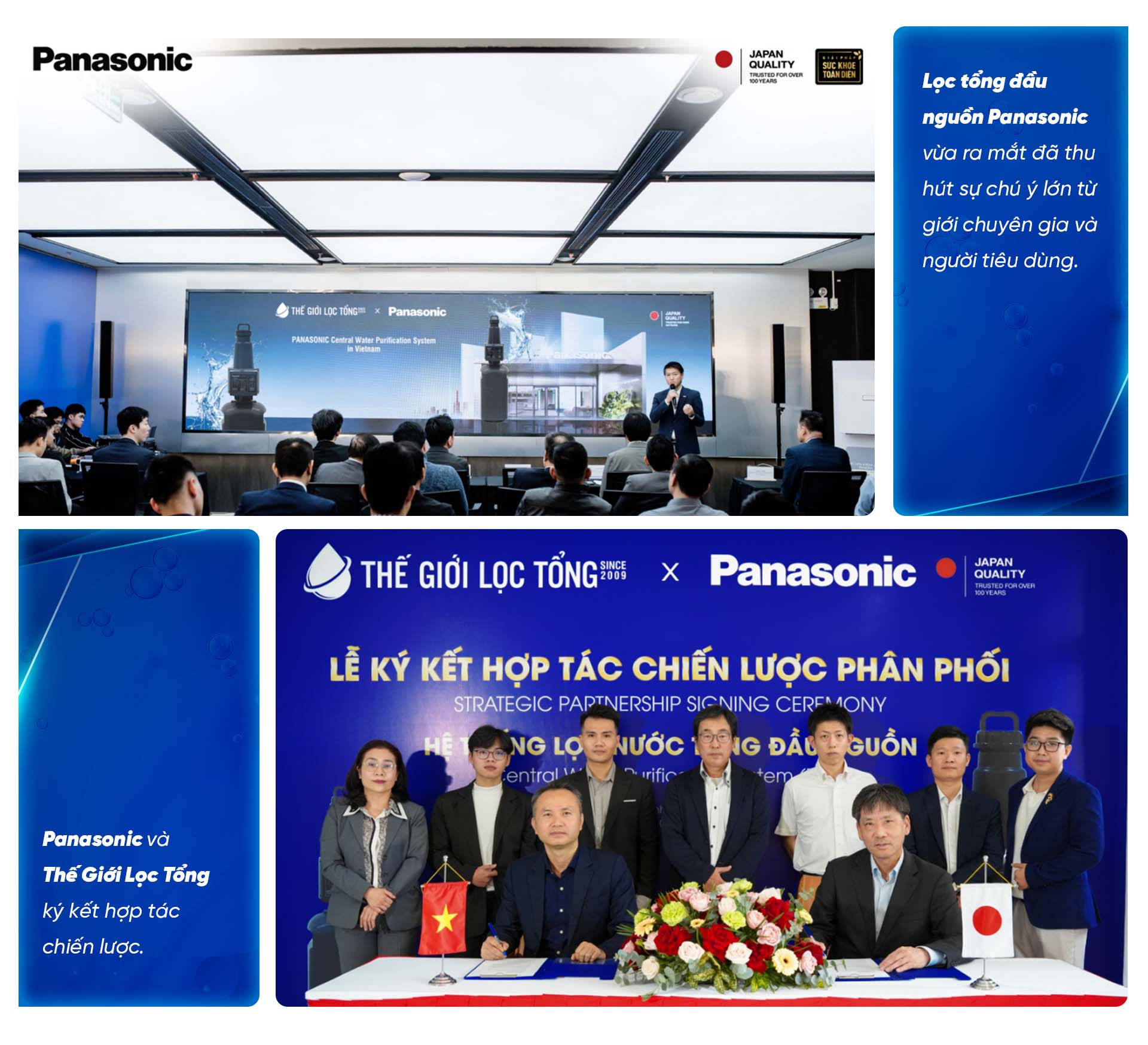 le ky ket hop tac giua panasonic va the gioi loc tong Báo tuổi trẻ đưa tin: Panasonic & Thế Giới Lọc Tổng hợp tác đẩy mạnh hệ thống lọc nước đầu nguồn tại Việt Nam Thế Giới Lọc Tổng