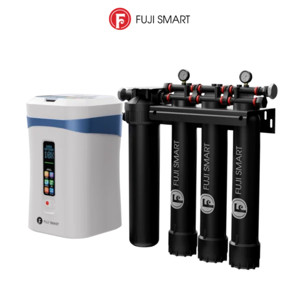 Hình ảnh combo hệ thống lọc tổng Fuji Smart APT 200 Plus và Fuji Smart CS10