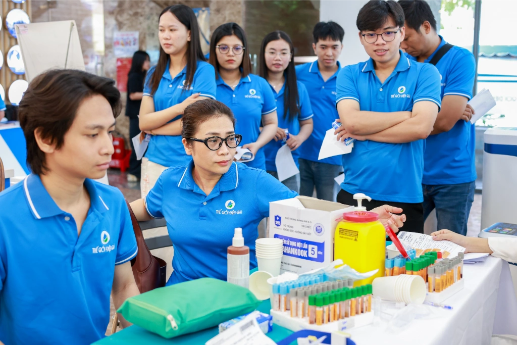Thế Giới Lọc Tổng tổ chức khám sức khỏe định kỳ 2026 cho cán bộ nhân viên tại bệnh viện đa khoa quốc tế 61 Đây chính là động lực to lớn để Thế Giới Điện Giải tiếp tục hoàn thiện các chính sách phúc lợi