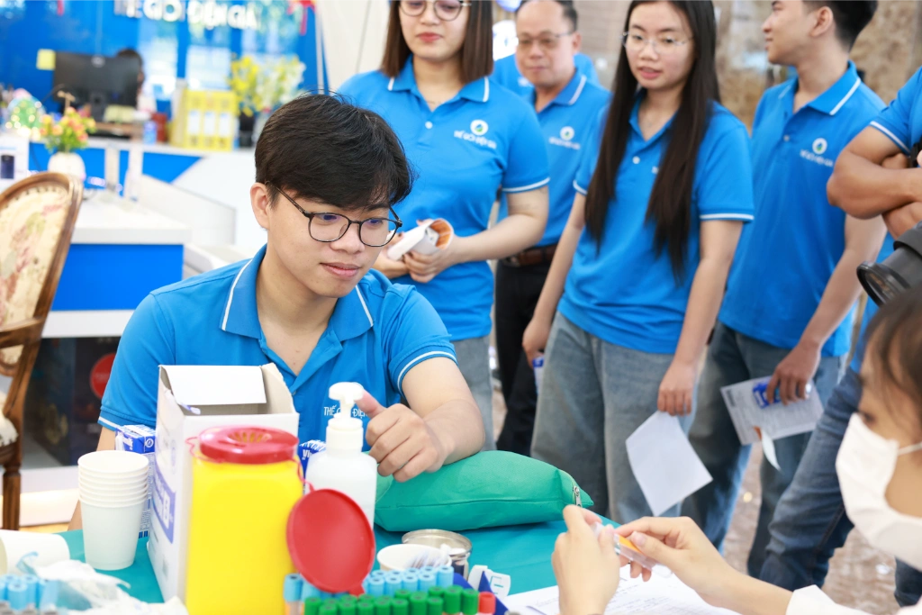 Thế Giới Lọc Tổng tổ chức khám sức khỏe định kỳ 2026 cho cán bộ nhân viên tại bệnh viện đa khoa quốc tế 52 Mỗi cán bộ nhân viên đều được thăm khám sức khoẻ một cách chuyên nghiệp