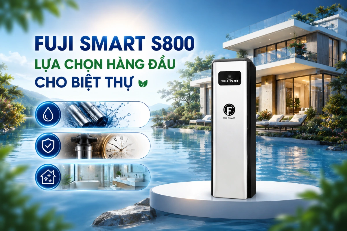 Hệ thống lọc tổng nhật bản Fuji Smart S800