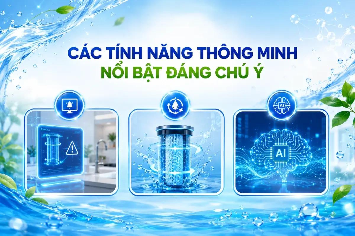 Các tính năng thông minh nổi bật của hệ thống lọc tổng thông minh