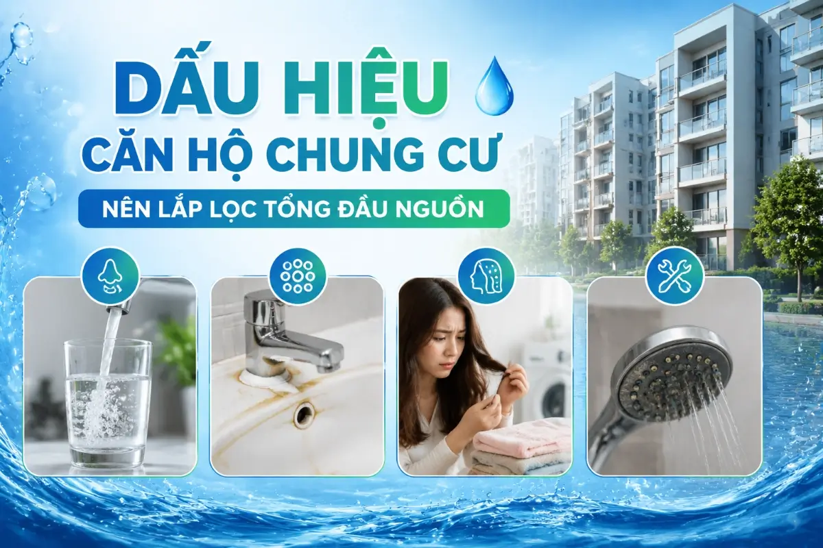 Cách chọn và lắp đặt lọc tổng đầu nguồn đúng chuẩn cho căn hộ chung cư 49 Dấu hiệu căn hộ chung cư nên lắp lọc tổng đầu nguồn