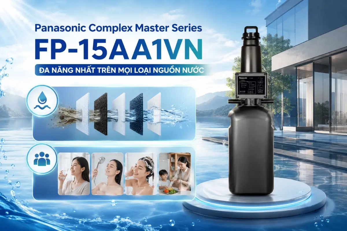 Hệ thống lọc tổng đa năng Panasonic Complex Master Series FP-15AA1VN