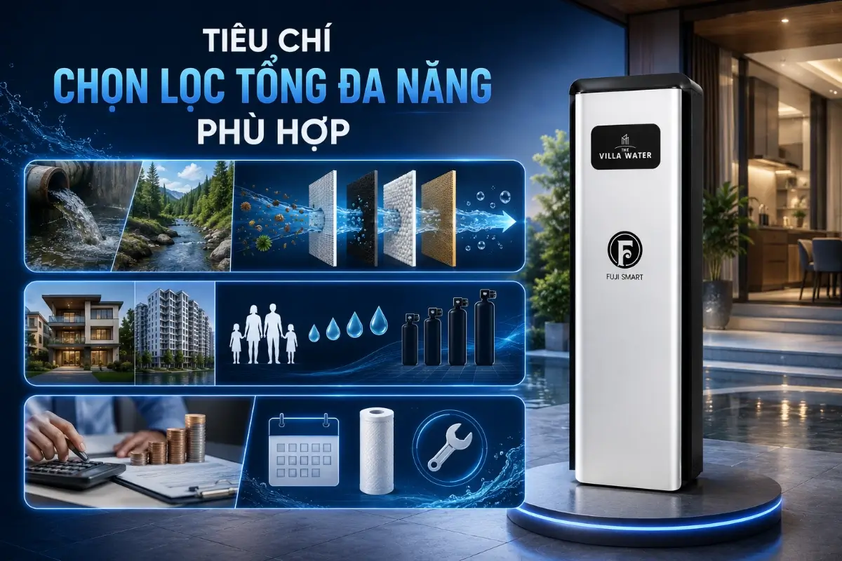 Hệ thống lọc tổng đa năng - Tiêu chí chọn lọc phù hợp