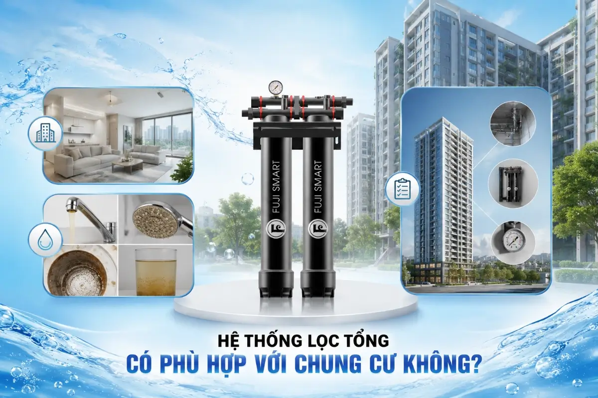 Hệ thống lọc tổng đầu nguồn phù hợp với nhà phố, biệt thự hay chung cư? 49 Hệ thống lọc tổng đầu nguồn phù hợp với chung cư cùng thiết kế nhỏ gọn