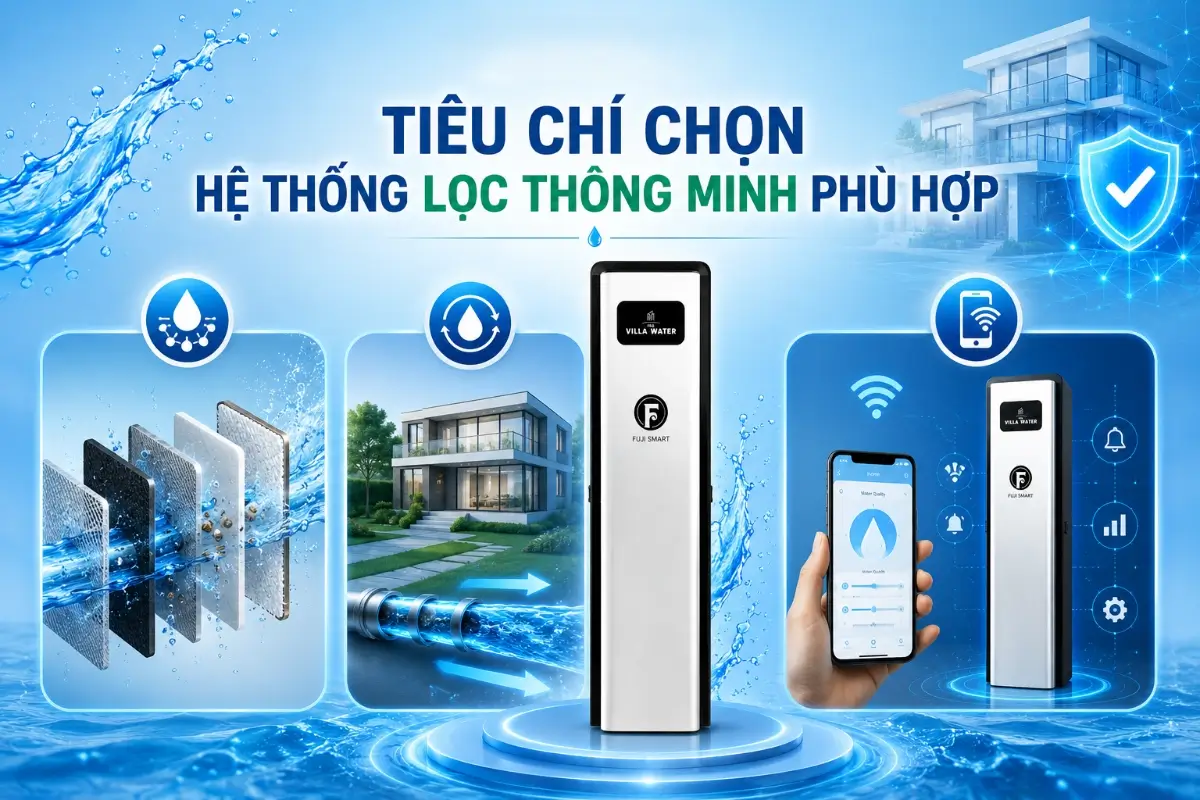 Tiêu chí chọn hệ thống lọc thông minh phù hợp