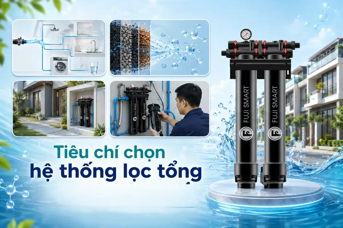Tiêu chí chọn lọc nước đầu nguồn nhỏ gọn cho căn hộ