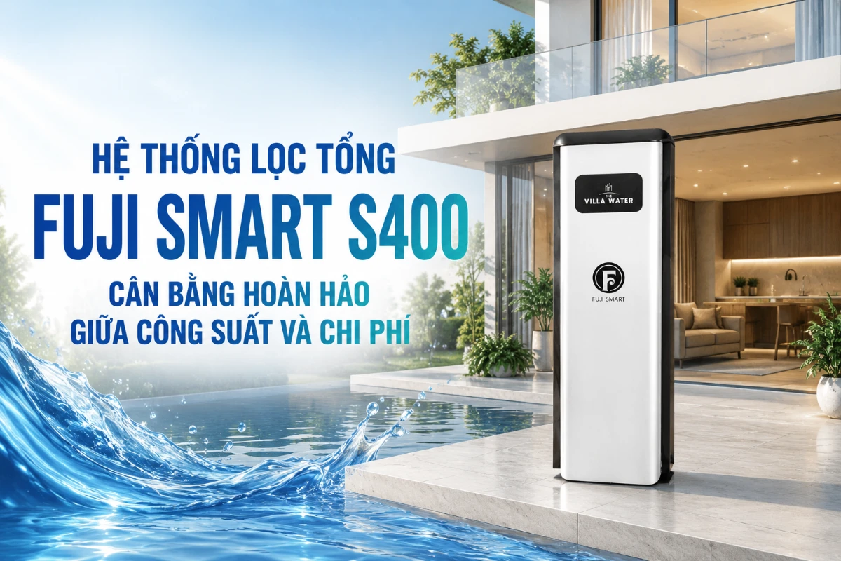 Hệ thống lọc tổng cho nhà phố: Fuji Smart S400