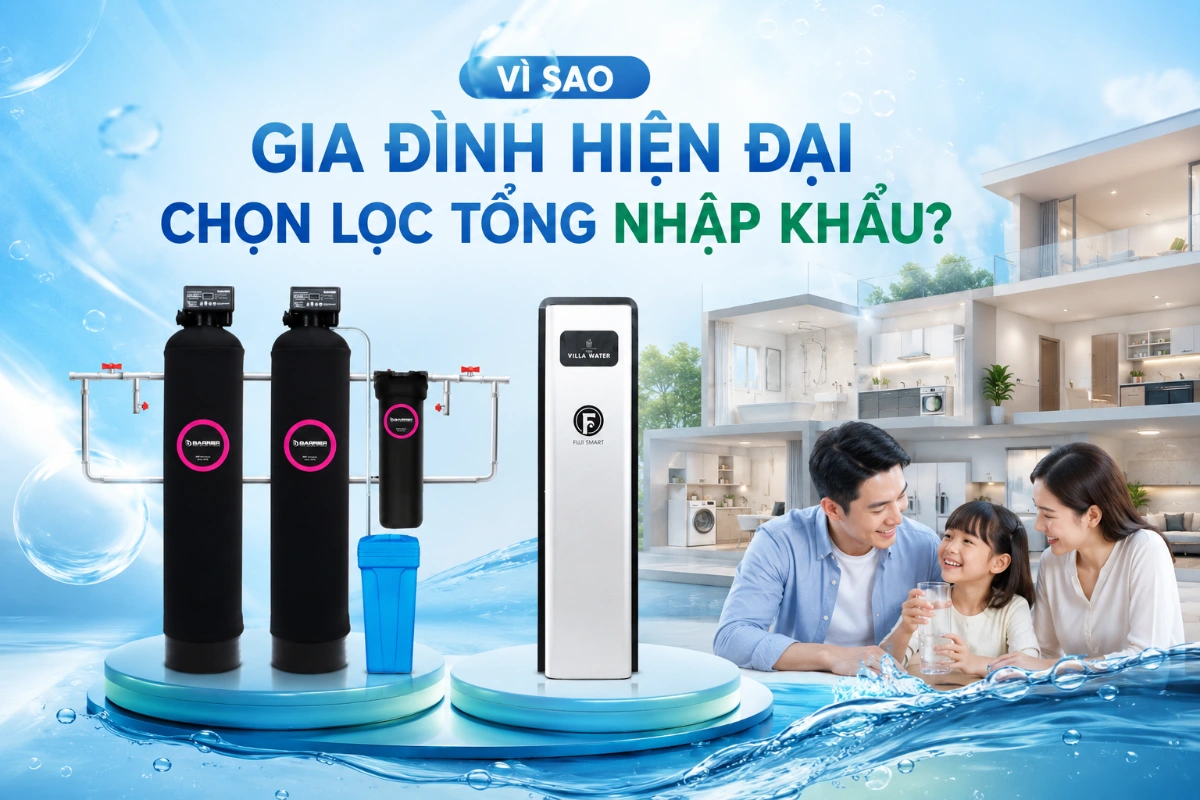 Top 3 hệ thống lọc tổng nhập khẩu tốt nhất hiện nay 48 Lọc tổng nhập khẩu phù hợp gia đình hiện đại