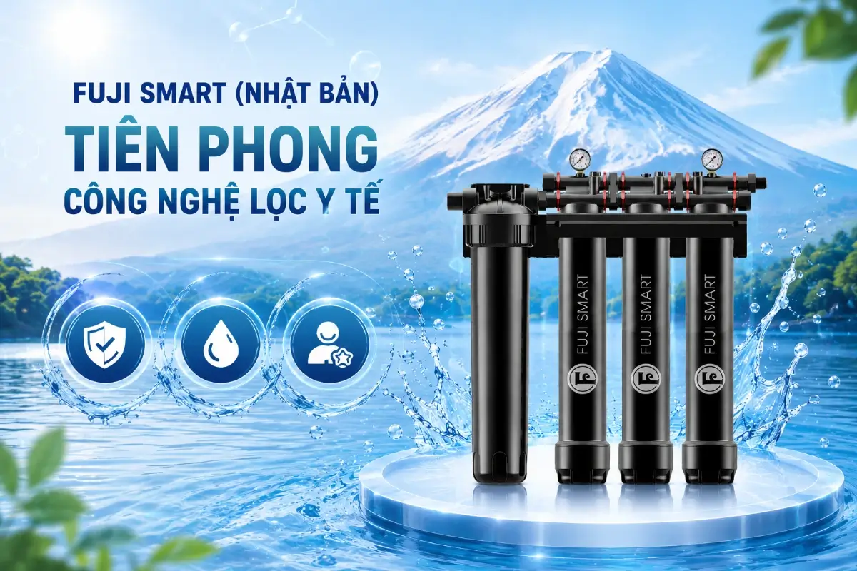 Thương hiệu hệ thống lọc tổng uy tín Fuji Smart