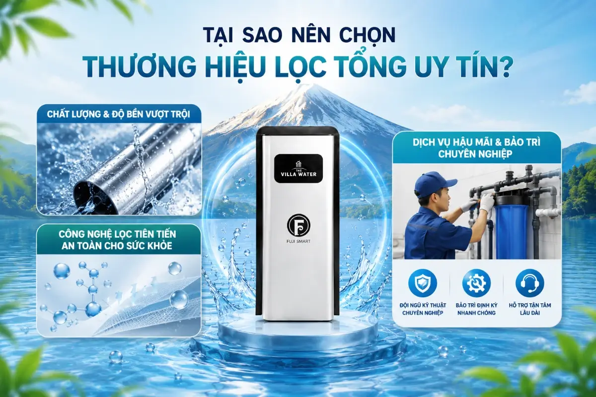 Thương hiệu hệ thống lọc tổng uy tín