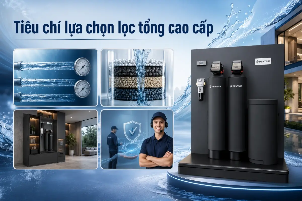 Top 4 hệ thống lọc tổng cao cấp đáng trải nghiệm 49 Tiêu chí lựa chọn lọc tổng cao cấp