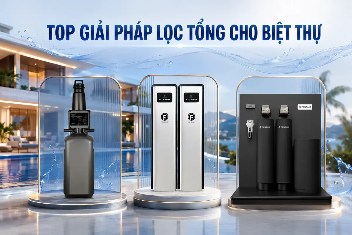 Lọc tổng biệt thự: giải pháp nước sinh hoạt cao cấp cho nhà diện tích lớn 50 Top giải pháp lọc tổng cho biệt thự