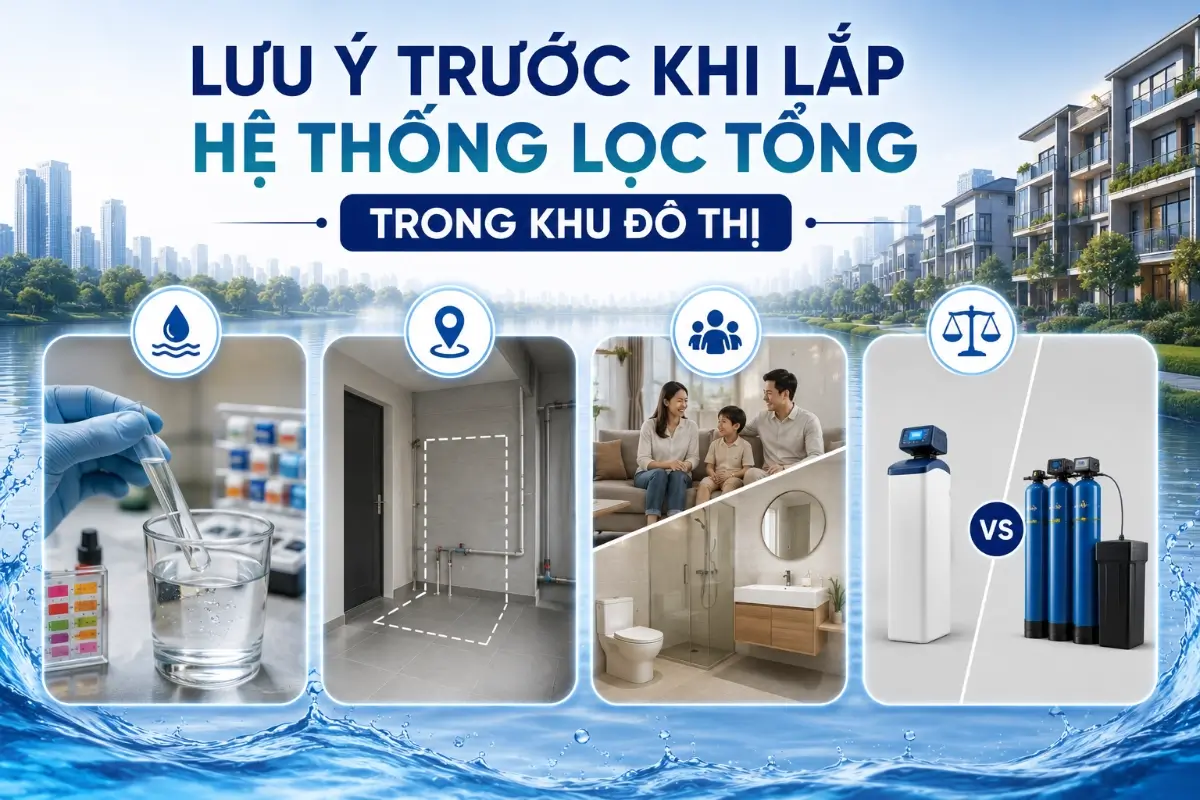 Top 3 hệ thống lọc tổng cho khu đô thị dân cư cao cấp 51 Lưu ý trước khi lắp hệ thống lọc tổng trong khu đô thị