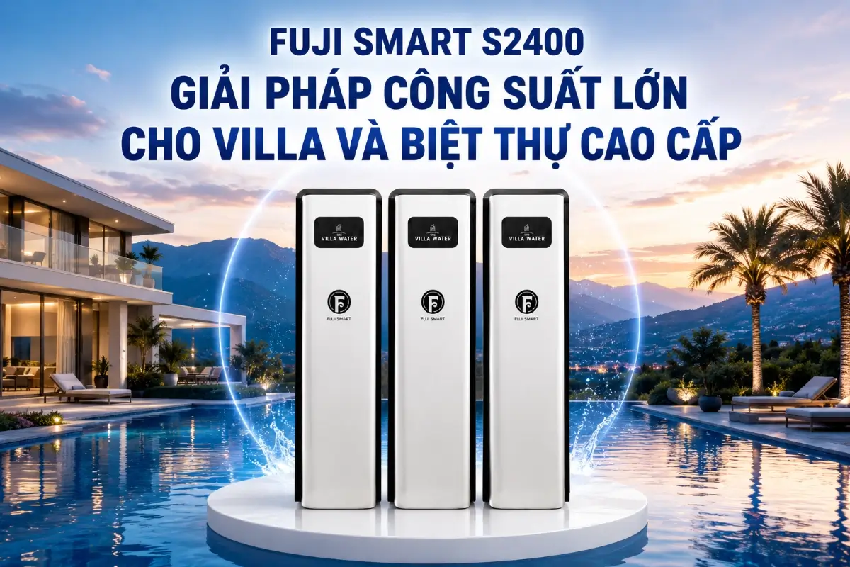 Hệ thống lọc tổng cho biệt thự Fuji Smart S2400