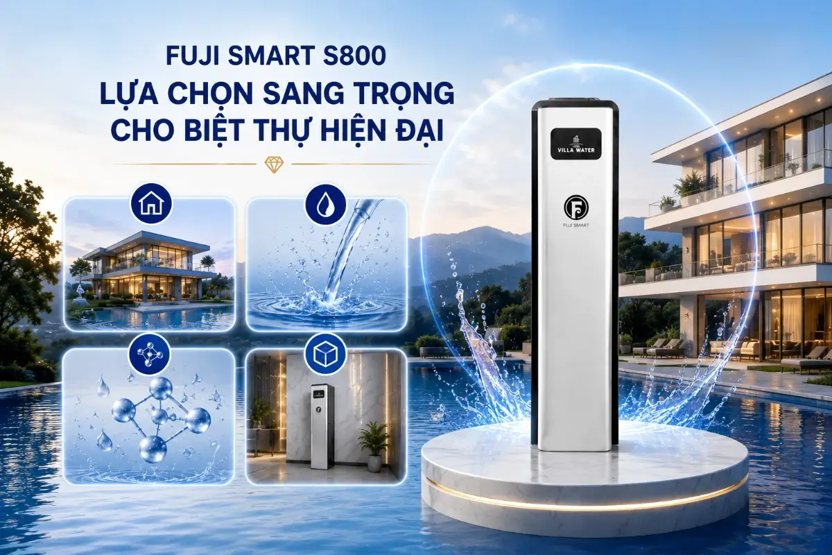 Hệ thống lọc tổng cho biệt thự Fuji Smart S800
