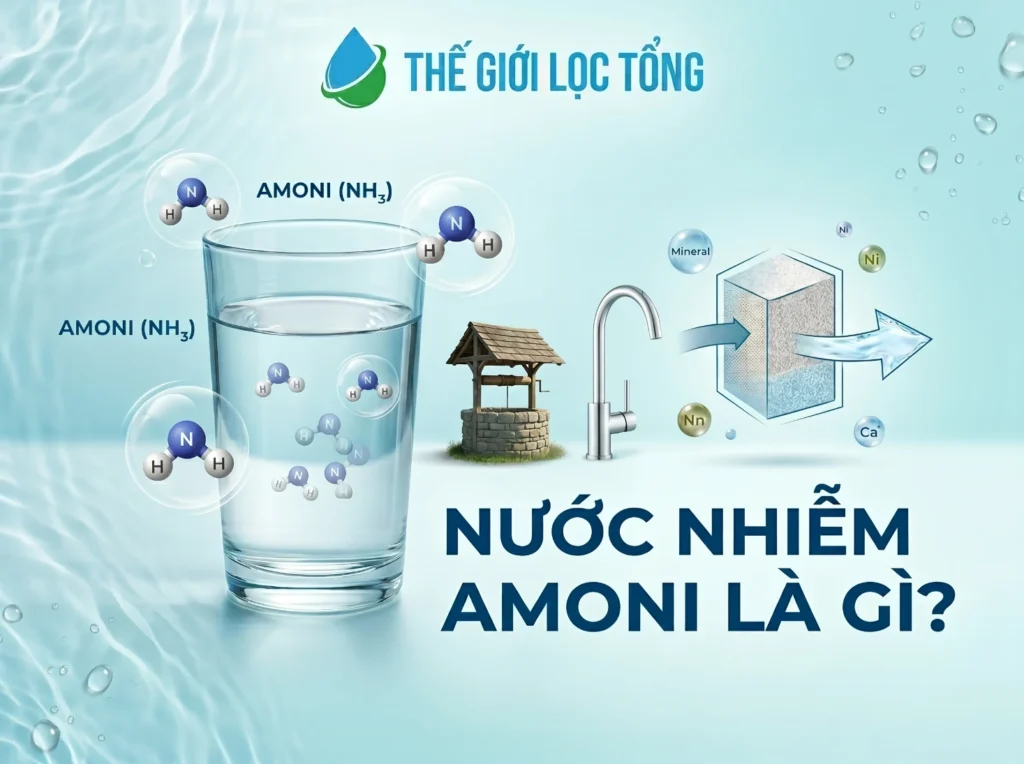 Tìm hiểu nước nhiễm amoni là gì?