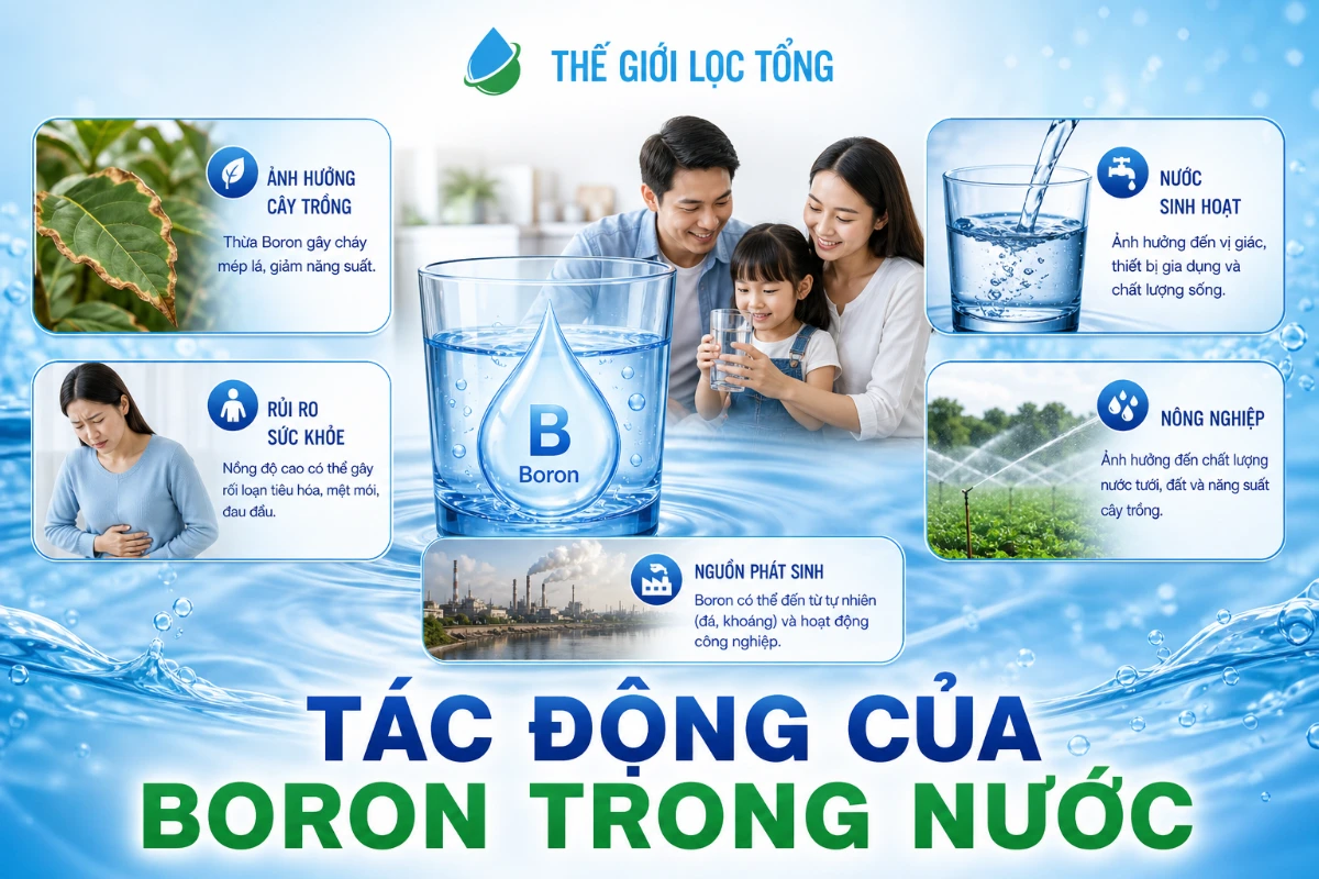 Tại sao boron trong nước lại là mối lo ngại mới? 49 Tác động của Boron trong nước