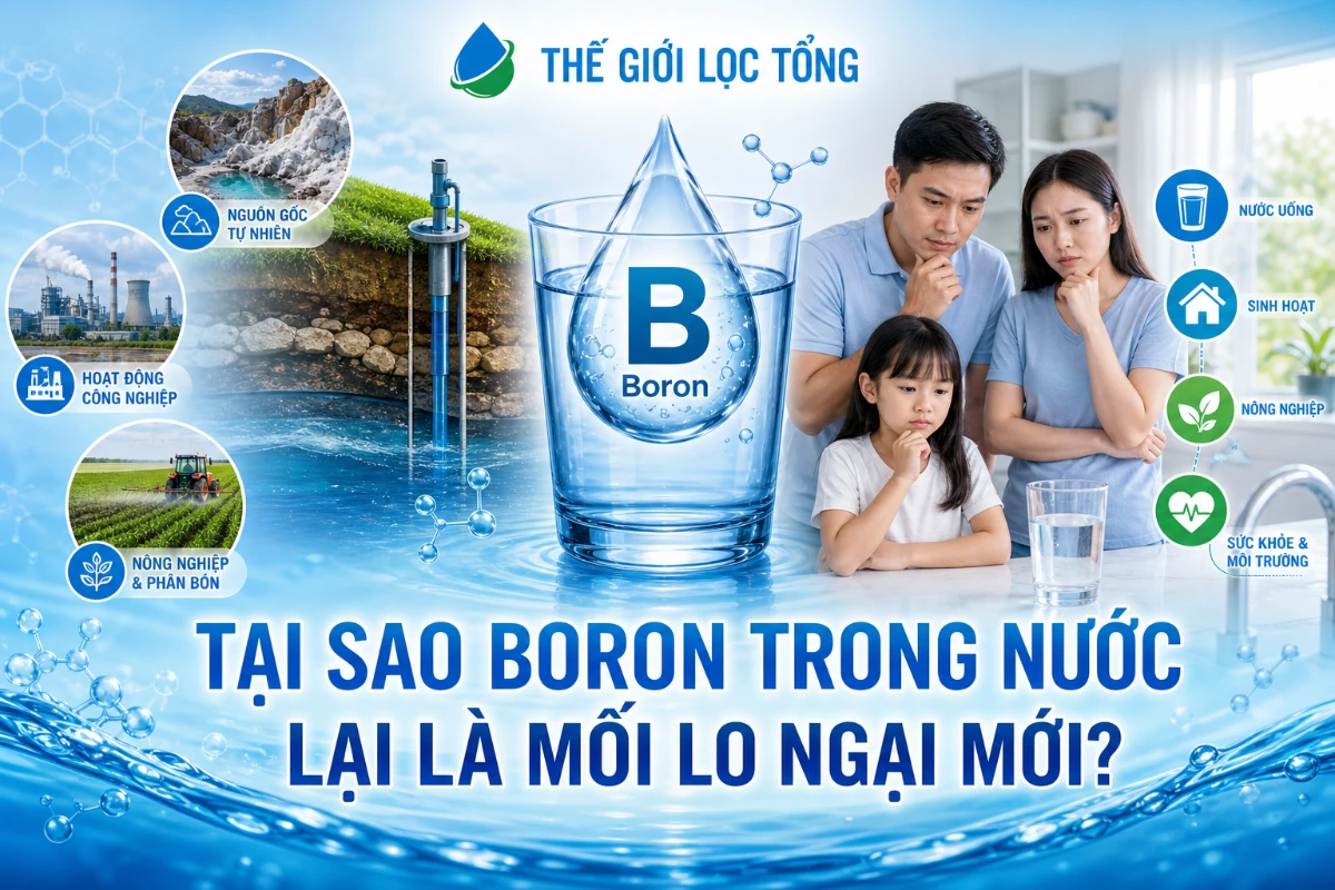 Tại sao boron trong nước lại là mối lo ngại mới?