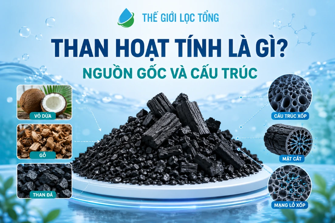 Nguồn gốc và cấu trúc của than hoạt tính