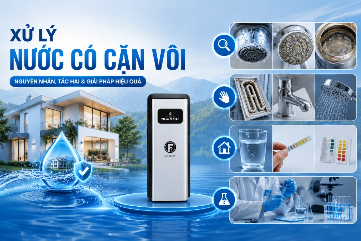 Cách xử lý nước có cặn vôi