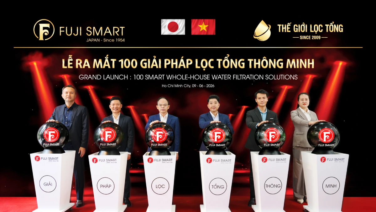 🤝 VTV3 đưa tin: Fuji Smart hợp tác cùng Thế Giới Lọc Tổng ra mắt "100 Giải pháp lọc nước đầu nguồn"