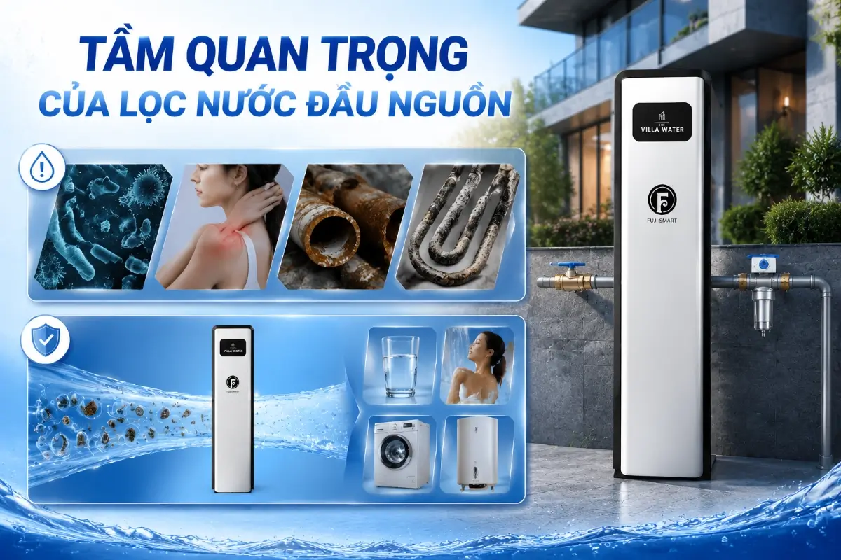 Tầm quan trọng của lọc nước đầu nguồn