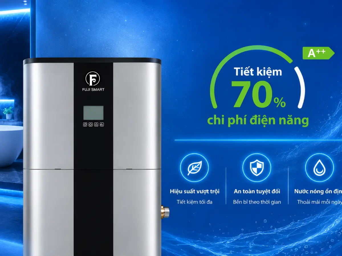 Combo 5 giải pháp giúp nâng cấp chất lượng nước sinh hoạt cho gia đình hiện đại 50 combo 5 giai phap heatpump Combo 5 giải pháp giúp nâng cấp chất lượng nước sinh hoạt cho gia đình hiện đại Thế Giới Lọc Tổng