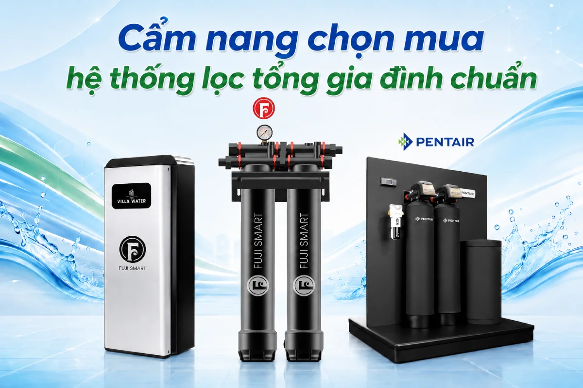 Cam nang chon loc tong gia dinh 3 Cẩm nang chọn mua hệ thống lọc tổng gia đình chuẩn Thế Giới Lọc Tổng
