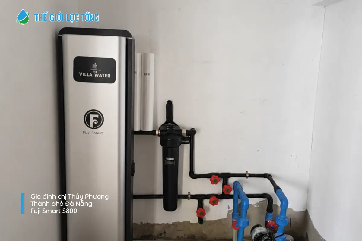 Lắp đặt hệ thống lọc tổng Fuji Smart S800 11 Lắp đặt hệ thống lọc tổng Fuji Smart S800